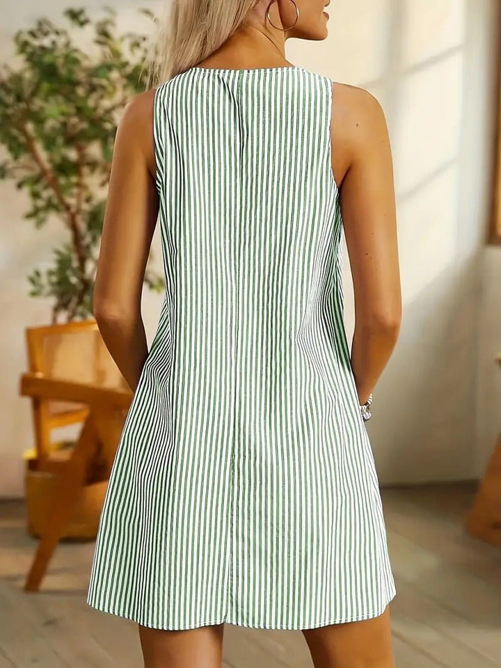 Laura - Gestreiftes Mini-Kleid