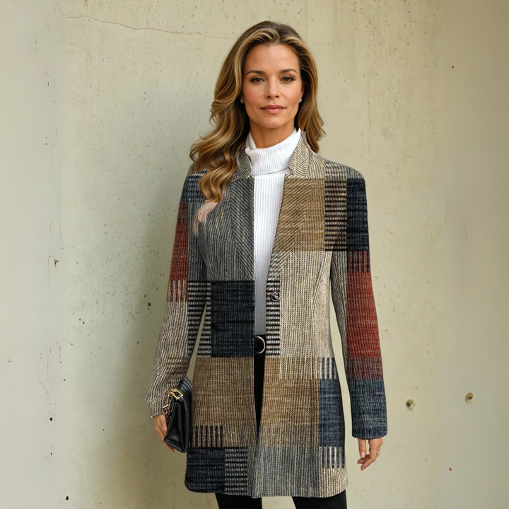 Marlene - Karierter Blazer für Damen