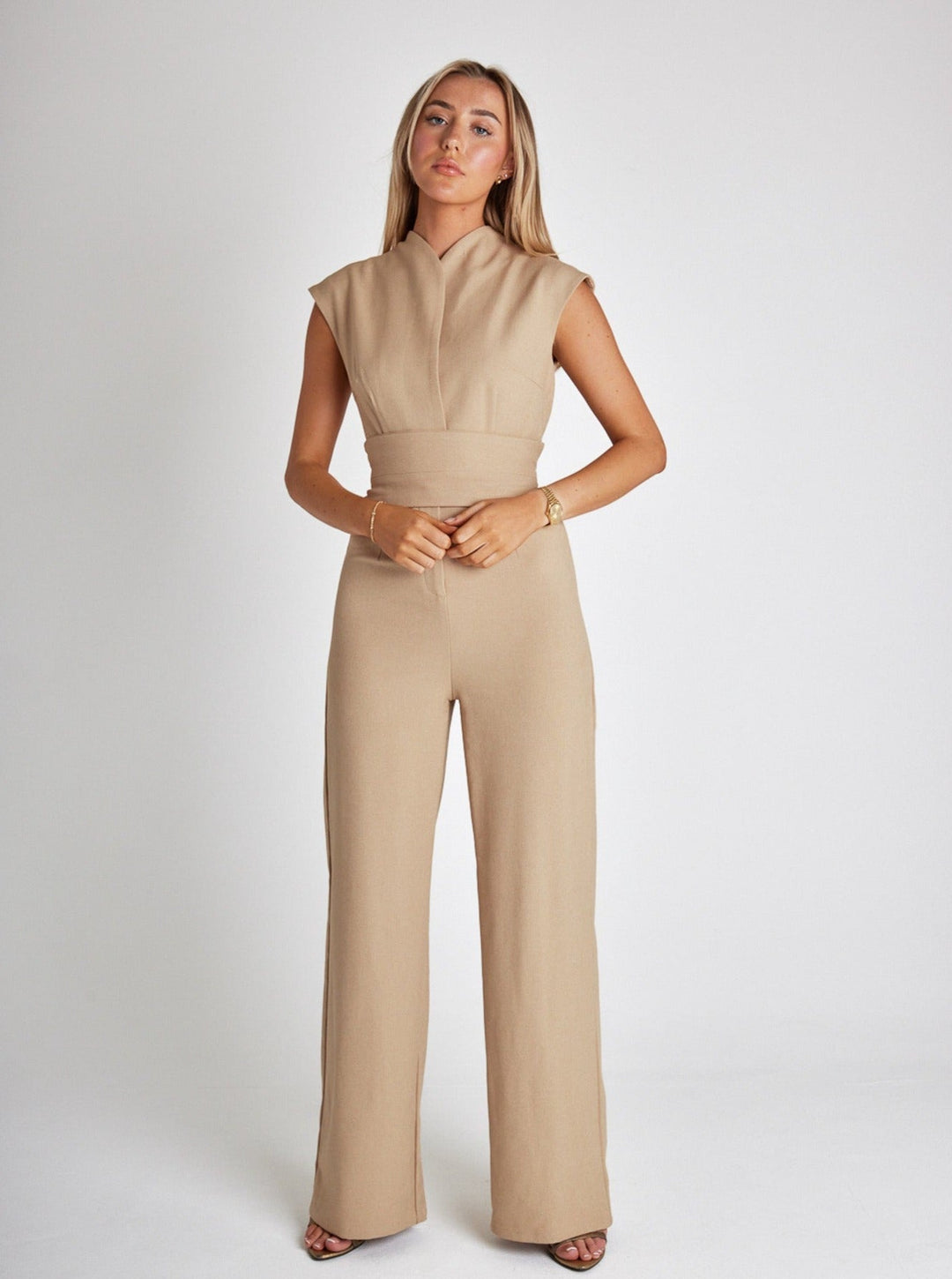 Isabell - Ärmelloser Eleganz-Jumpsuit